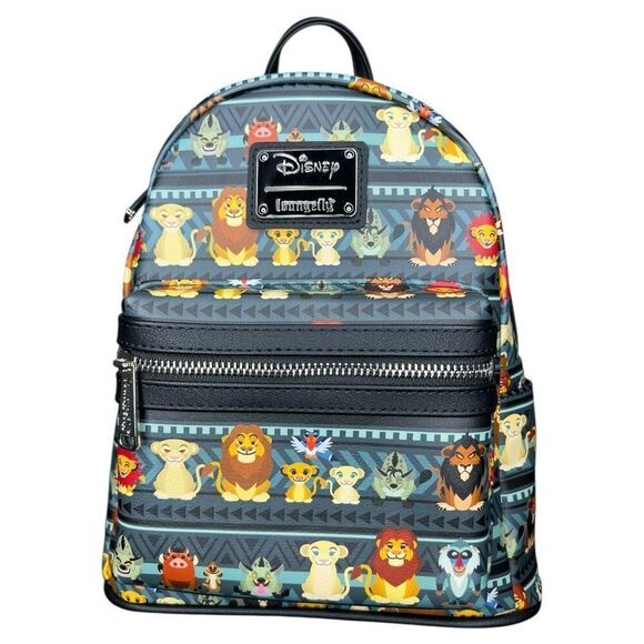 NEW Loungefly CL Exclusive Disney Lion King Tribal Chibi Mini Backpack main image 9